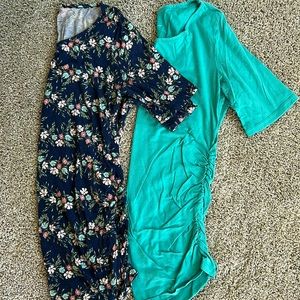 Two Motherhood Maternity Shirts